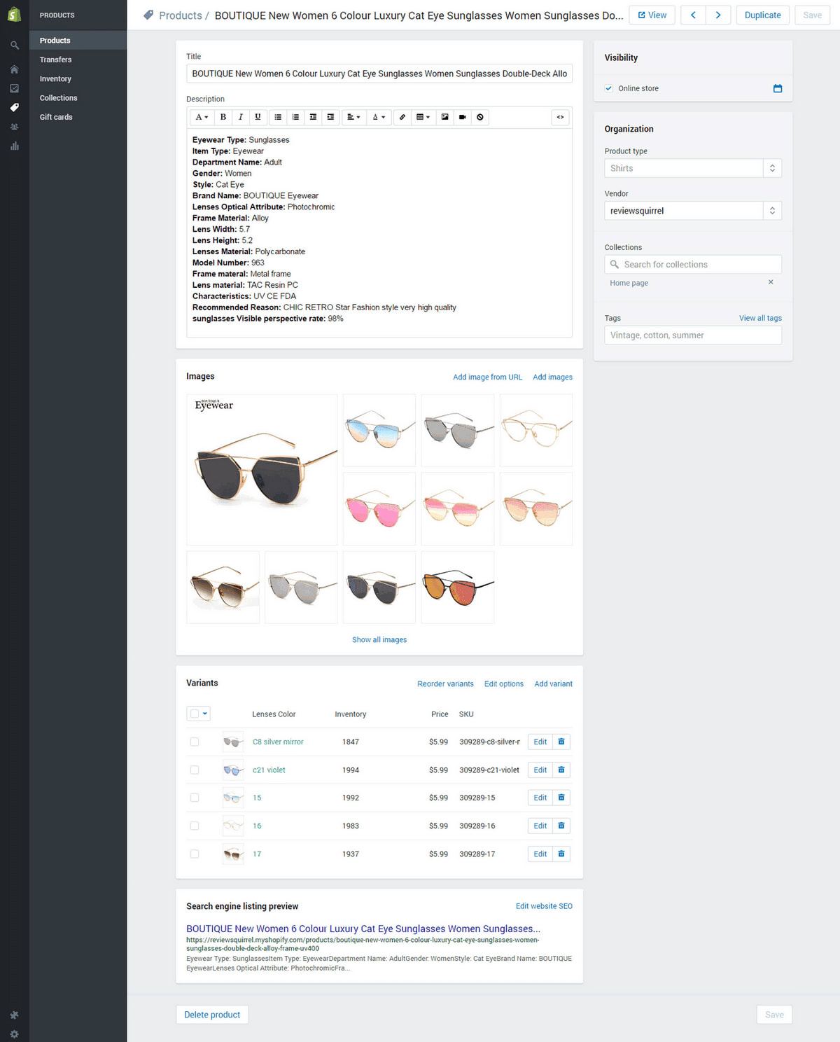 Oberlo Dropshipping - Customize AliExpress products